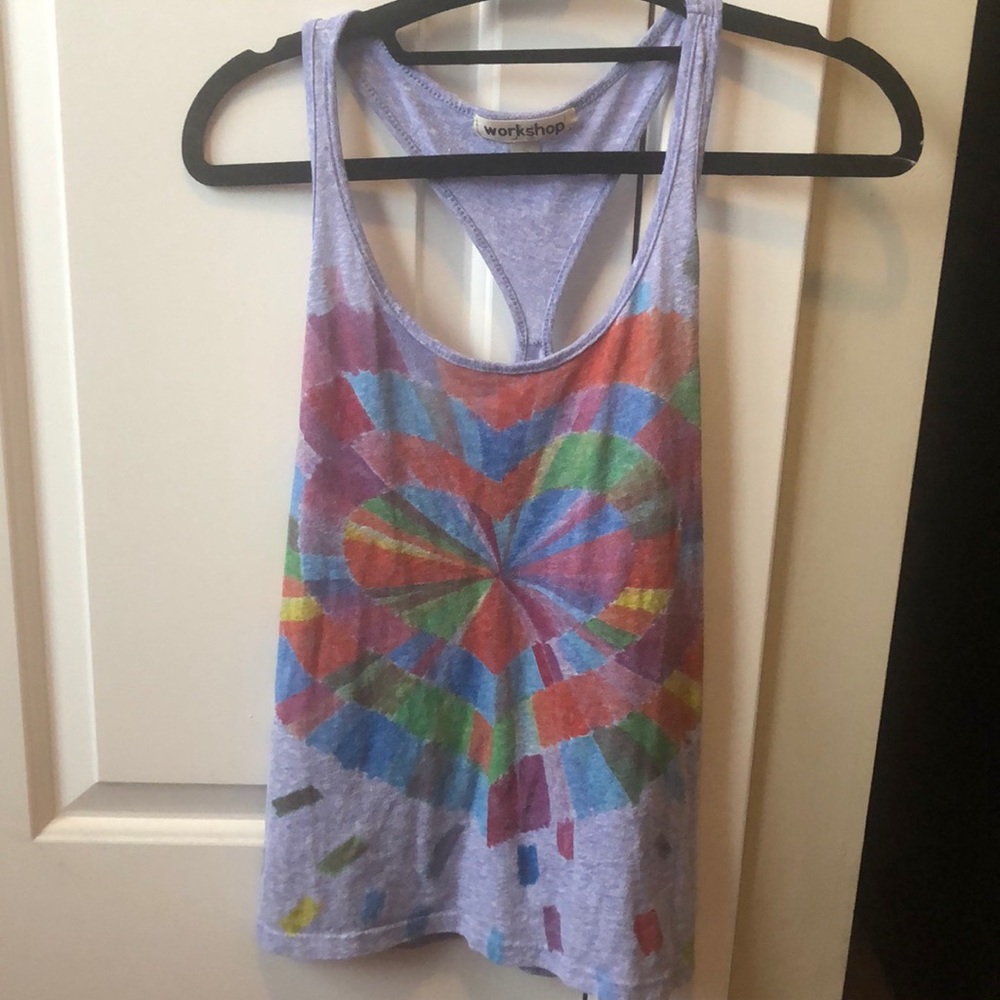 Colorful racer back